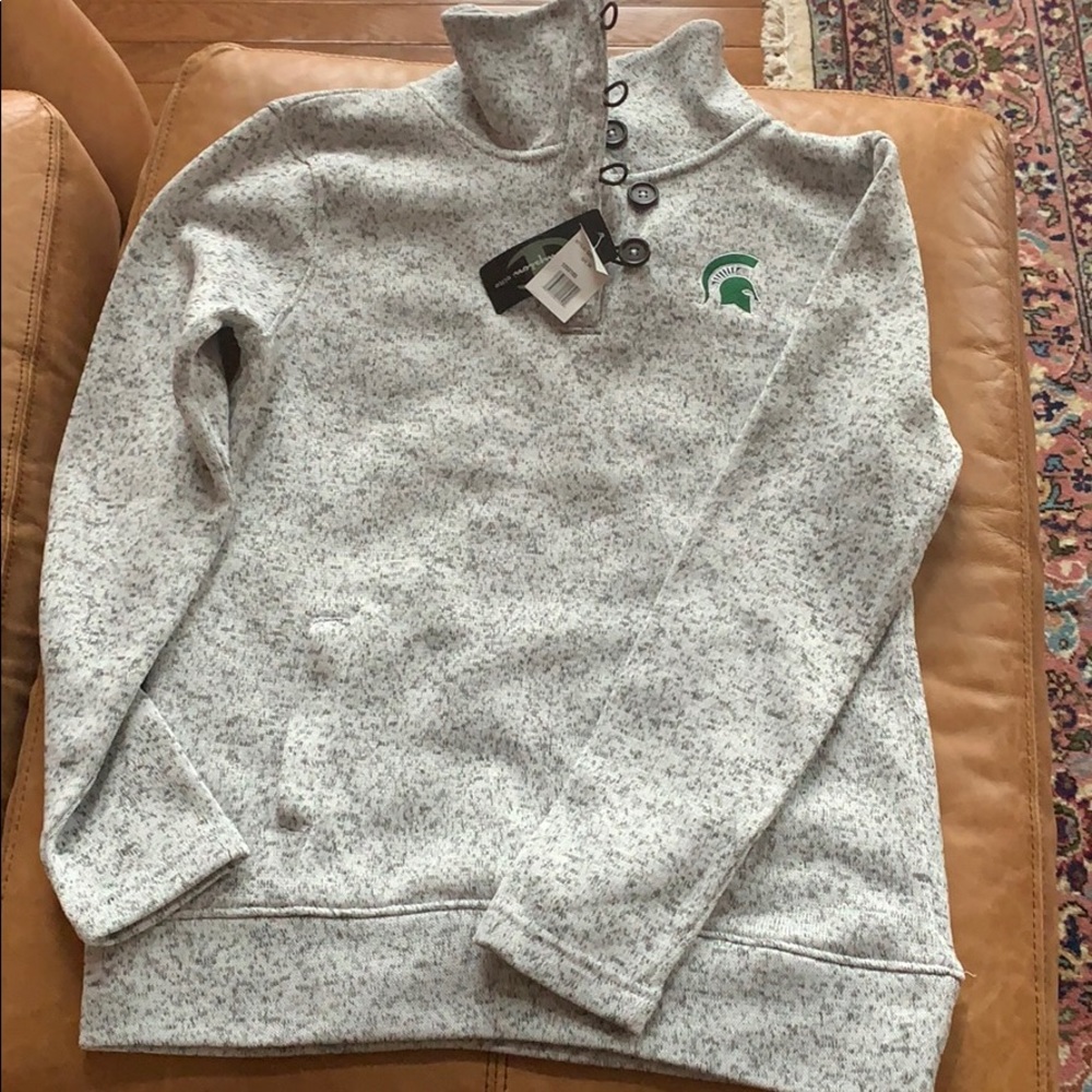 BRAND NEW champion MSU sweater